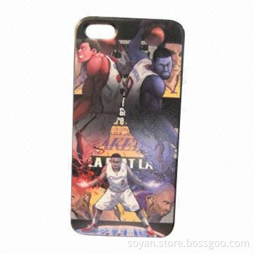 UV Printing PC Case for iPhone 5, Easy Access to All Controls, Various Designs Available